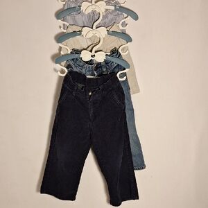 Janie and Jack Gap Ralph Lauren  Navy Corduroy Kids Denim Jeans 2t